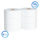 Papel Higiénico Scott® Essential Flujo Central – Hoja Doble con Tecnología Airflex™ (6 Rollos x 320 m)