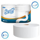 Scott Jumbo Toilet Paper Single Sheet - (6 Units x 550 Meters)