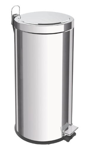 Basurero 20 Litros Acero Inoxidable Profesional Tramontina Basurero