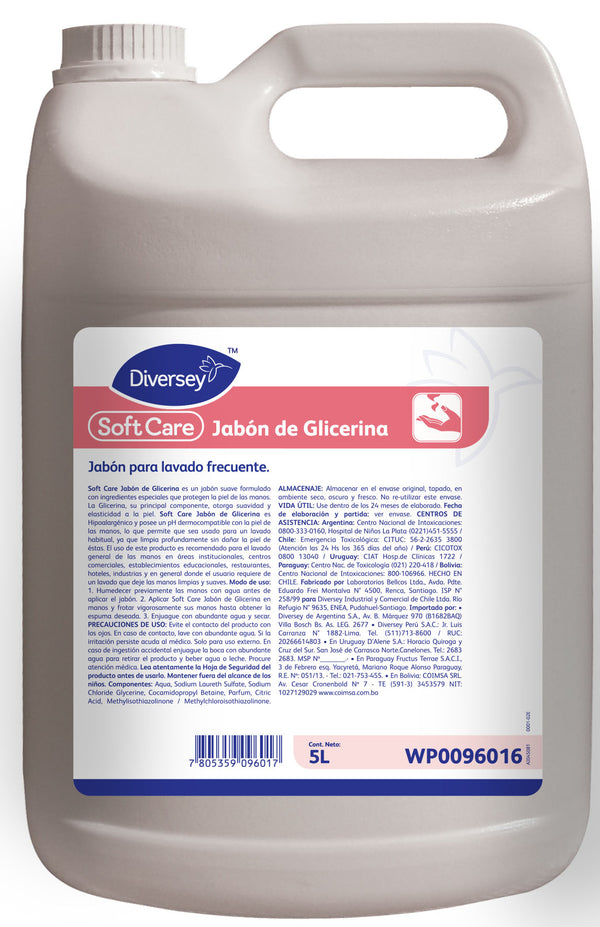 Jabón de Glicerina SoftCare (5 Litros)