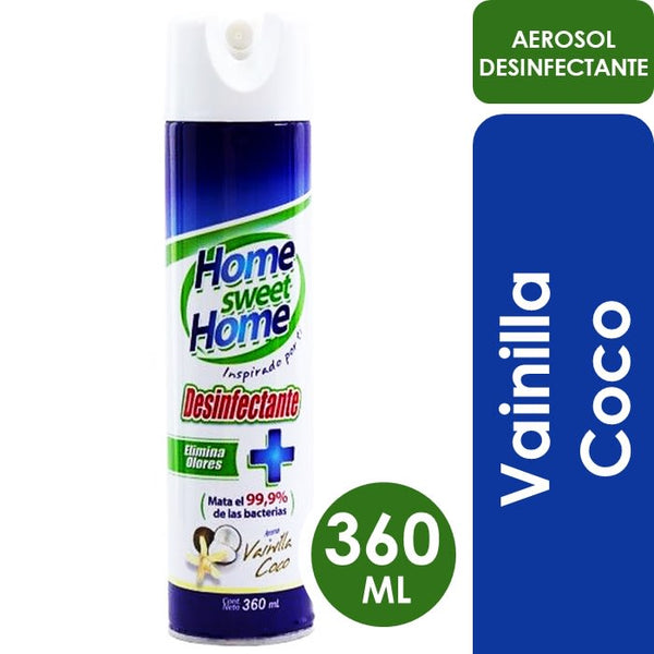 Desinfectantes Aerosol VAINILLA COCO Home Sweet Home  - (6 Unidades)