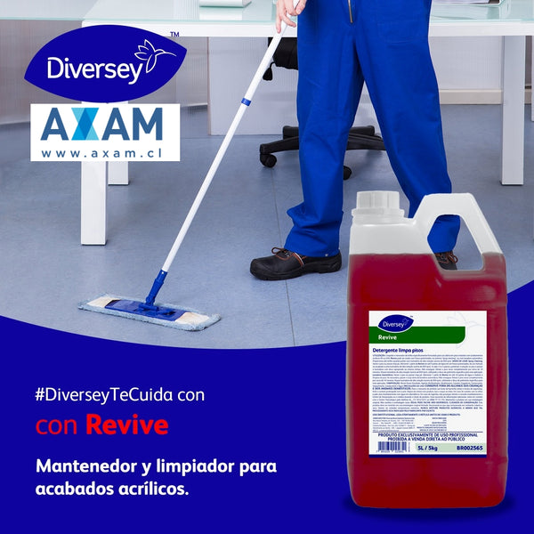 REVIVE: El Secreto de DIVERSEY para Pisos Brillantes y Limpios en Menos Tiempo