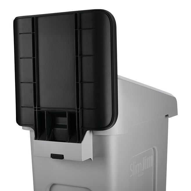 LETRERO NEGRO ESTACION DE RECICLAJE KIT SLIM JIM® Rubbermaid - (1 unidad)