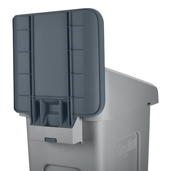 LETRERO GRIS ESTACION DE RECICLAJE KIT SLIM JIM® Rubbermaid - (1 unidad)