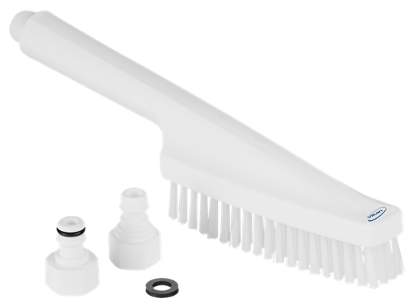 Cepillo de Mano con Paso de Agua Vikan® 330 mm – Cerdas Duras, Alta Resistencia y Compatibilidad Multisistema