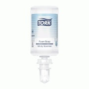 Jabón en Espuma Suave con Aroma Fresco, Jabón para Manos, Marca Tork®, 1 L – Alta Higiene y Rendimiento con Sistema S4