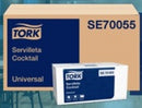 Servilleta Cocktail Blanca Tork® Hoja Simple – Alta Versatilidad para Aperitivos, Bares y Cafeterías, Calidad Advanced, Uso sin Dispensador