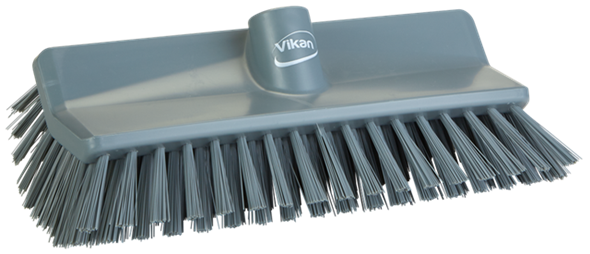 Cepillo Angular Vikan® 265 mm – Cerdas Medias para Desagües, Bordes y Juntas con Codificación por Colores