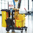 BOLSA DE VINILO 90 L AMARILLO PARA CARRO DE LIMPIEZA