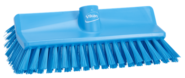Cepillo Angular Vikan® 265 mm – Cerdas Medias para Desagües, Bordes y Juntas con Codificación por Colores