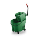 Carro Balde Escurridor 33 L WaveBrake® VERDE RUBBERMAID