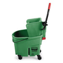 Carro Balde Escurridor 33 L WaveBrake® VERDE RUBBERMAID