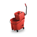 Carro Balde Escurridor 33 L WaveBrake® ROJO RUBBERMAID