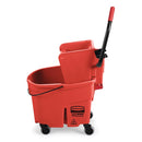Carro Balde Escurridor 33 L WaveBrake® ROJO RUBBERMAID