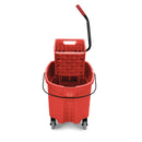 Carro Balde Escurridor 33 L WaveBrake® ROJO RUBBERMAID