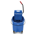 Carro Balde Escurridor 33 L WaveBrake® AZUL RUBBERMAID