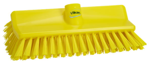 Cepillo Angular Vikan® 265 mm – Cerdas Medias para Desagües, Bordes y Juntas con Codificación por Colores