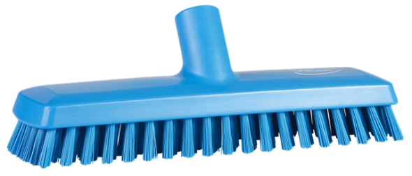Cepillo con Paso de Agua para Fregar Pisos Vikan® 270 mm – Cerdas Muy Duras, Alta Resistencia y Codificación por Colores