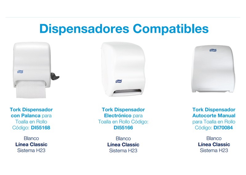 Toalla en Rollo Jumbo Tork Advanced - (2 Rollos x 310 MTS)