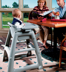 Silla de Bebés Rubbermaid FG781408PLAT Profesional