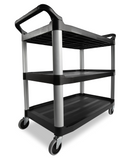 Carro de Servicio Rubbermaid® NEGRO Cap. 300 lbs FG409100BLA - (1u)