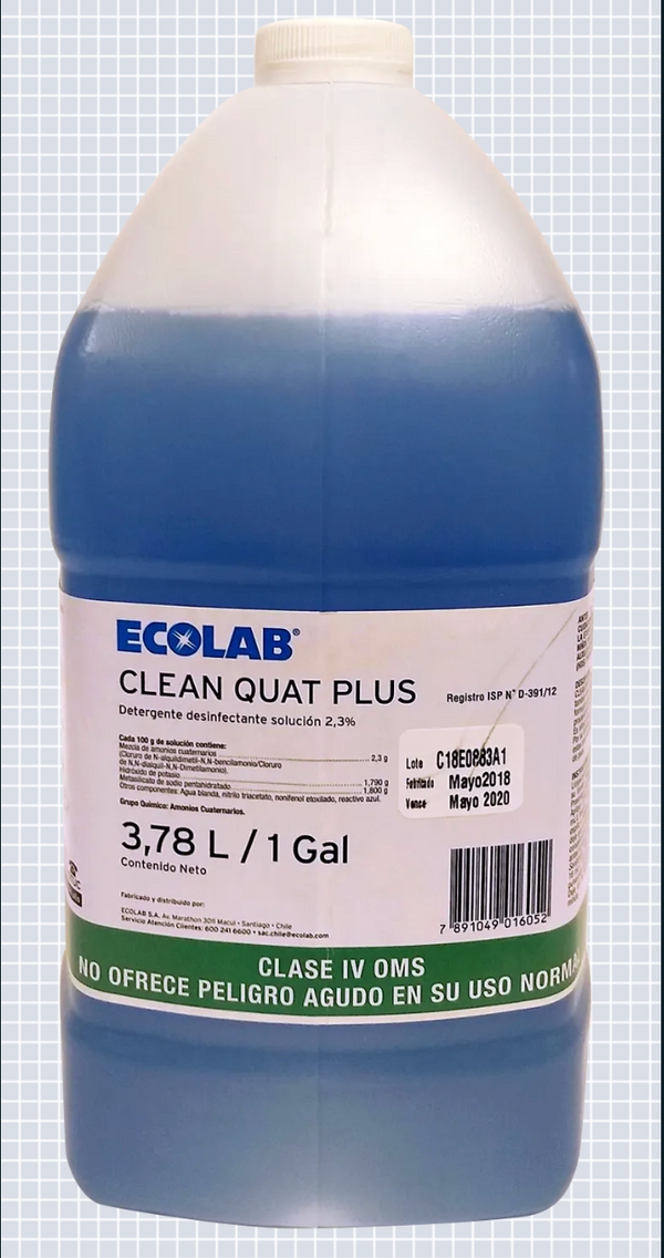 ECOL ECO BATH レモングラス 520ml 2個 Clean Quat Plus Ecolab 1 Galón (3.78L) | Desinfectante Industrial