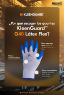 Guantes G40 Latex Flex - ( Pack de 12 Pares)
