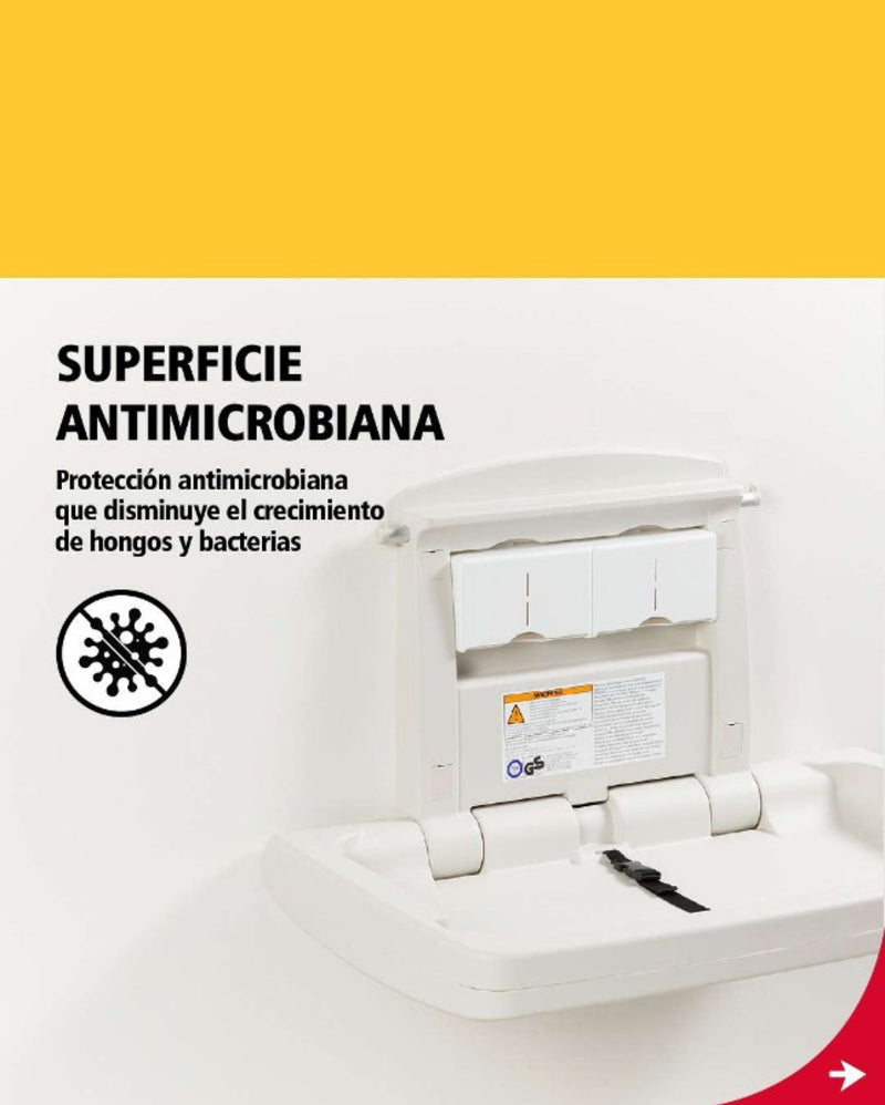 Estación Horizontal para Cambio de Pañales Rubbermaid FG781888LPLAT