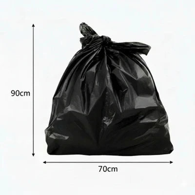 Black Garbage Bag 70cm X 90cm - (100 Units)