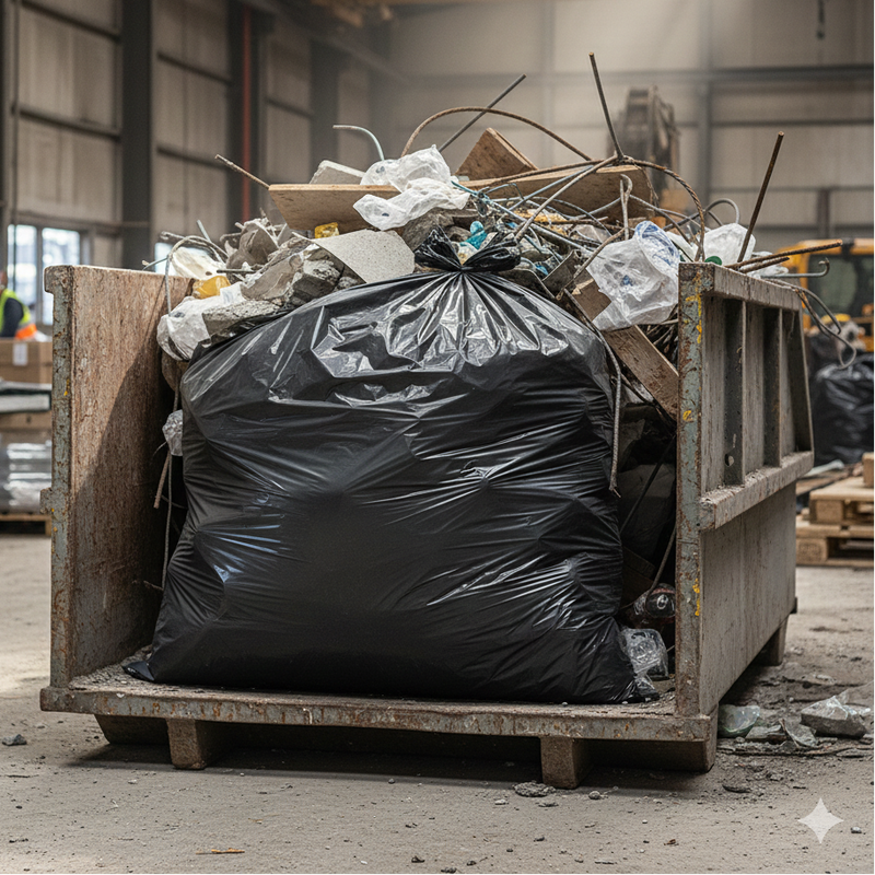 Black Garbage Bag "Ultra Resistant" 110cm X 120cm - (50 Units)