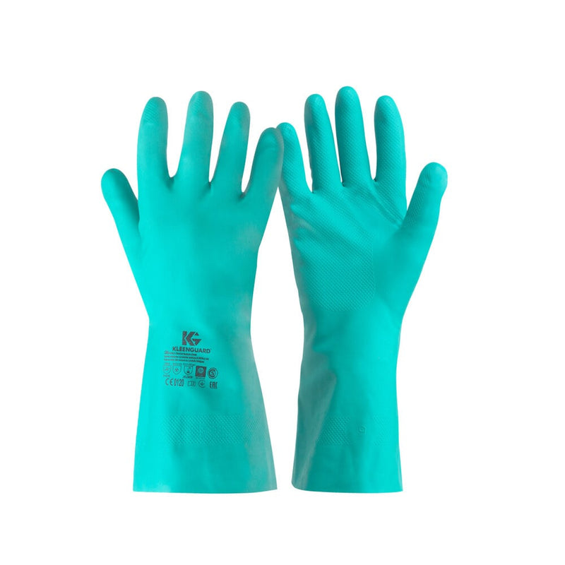 KleenGuard G80 Green Nitrile Gloves Chemical Protection Size XL10- (60 pairs)