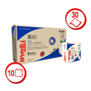 Paños Wypall X80 Pus Amarillo Ultra resistente - (10 pack x 30 paños)