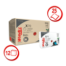 Wypall X70 PISOS Y PAREDES Predoblado 40x59cm - ( Caja de 300 paños)