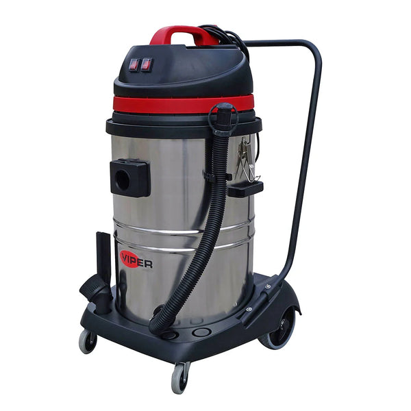 ASPIRADORA POLVO Y AGUA LSU275 2 MOTORES 75 LITROS