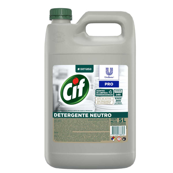 Cif Lavaloza Neutral Detergent - (5L)