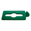 Tapa Punto de Reciclaje Mixto Verde SLIM JIM® Rubbermaid Commercial RB-2007887 (1 unidad)