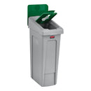 Tapa Punto de Reciclaje Mixto Verde SLIM JIM® Rubbermaid Commercial RB-2007887 (1 unidad)