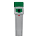 Tapa Punto de Reciclaje Mixto Verde SLIM JIM® Rubbermaid Commercial RB-2007887 (1 unidad)
