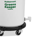 Contenedor BRUTE® GreensKeeper® 121 Litros con Tapa y Plataforma Rodante Rubbermaid Commercial FG263600WHT
