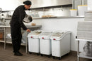 Contenedor para Ingredientes ProSave® 400 Tazas con Cuchara Blanco Rubbermaid Commercial FG360088WHT