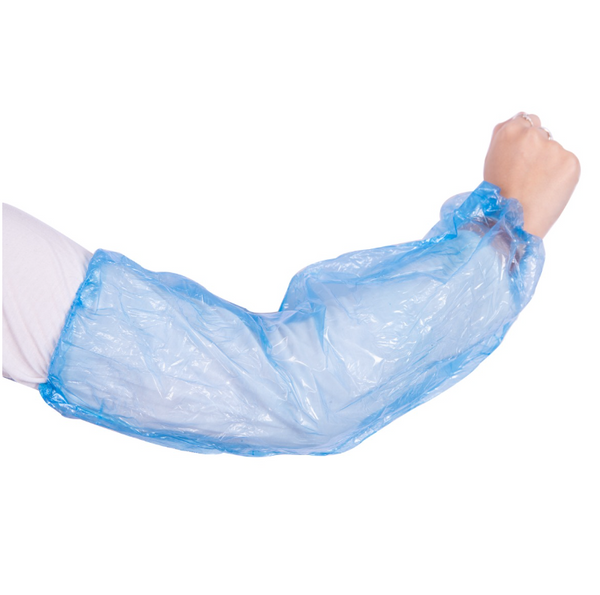 Manguillas Desechables azul – Protección Ligera y Económica para Zonas de Higiene Controlada - 1 X 100 Ud