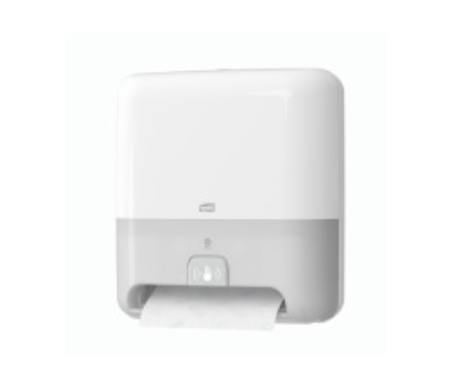 Dispensador Tork Matic Blanco con Sensor Intuition™ – Sistema H1, 36,8×33,1×20,6 cm, ABS, Autocorte, Sin Contacto