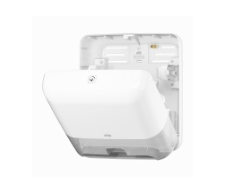 Dispensador Tork Matic Blanco con Sensor Intuition™ – Sistema H1, 36,8×33,1×20,6 cm, ABS, Autocorte, Sin Contacto