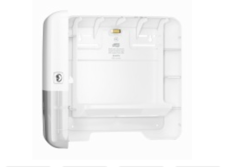 Dispensador Tork Xpress Blanco para Toalla Interfoliada – Sistema H2, 29,5×30,2×10,1 cm, Plástico ABS, Smart Lock