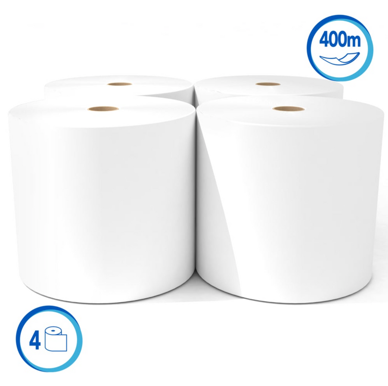 Toallas en Rollo Jumbo Scott  - (4 Rollos de 400 Metros)