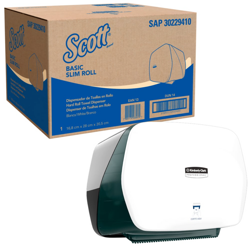 Dispensador Toalla Slim Roll Blanco - (1ud)