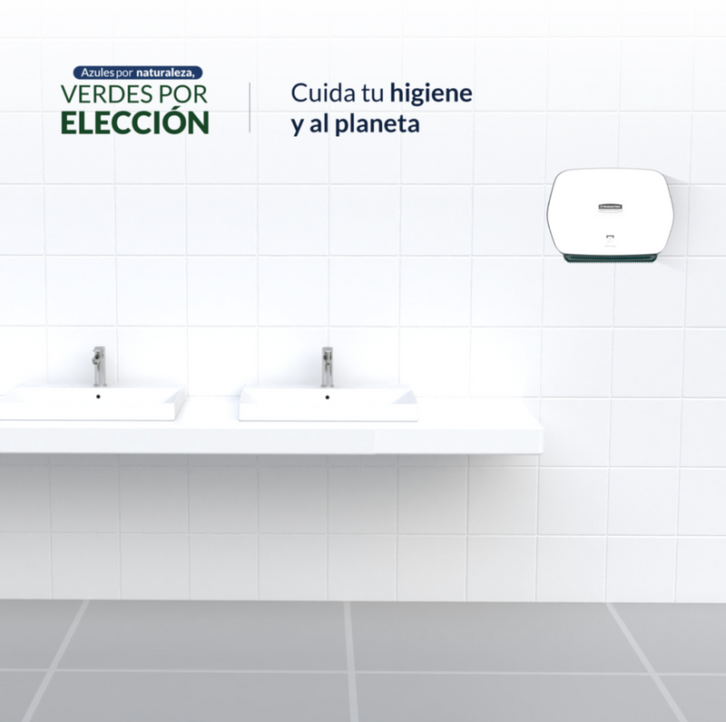 Dispensador Toalla Slim Roll Blanco - (1ud)