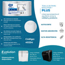 Toallas de Papel Elite EVOLUTION+ PLUS 40254 - 2 rollos de 250 metros