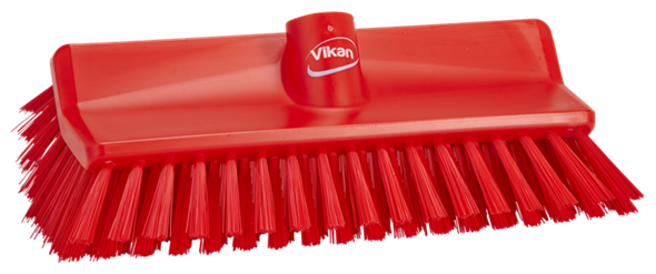 Cepillo Angular Vikan® 265 mm – Cerdas Medias para Desagües, Bordes y Juntas con Codificación por Colores