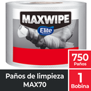 Paños Industriales Maxwipe 70 Elite Professional (Cód. 40975). Bobina de 750 paños.